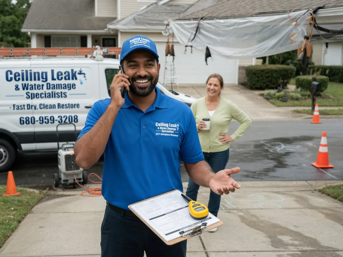 Ceiling Leak Cleanup Powersville, MO FAQs